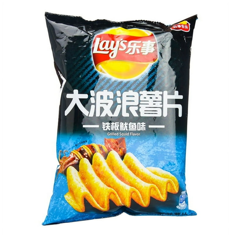 Lay's Potato Chips Grilled Squid Flavor