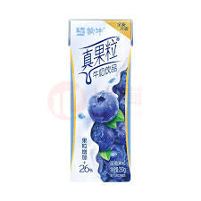 蒙牛真果粒牛奶饮品（蓝莓味）
Mengniu Yogurt Beverage(blueberry Flavor)