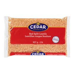 CEDAR Split Red Lentils 907g