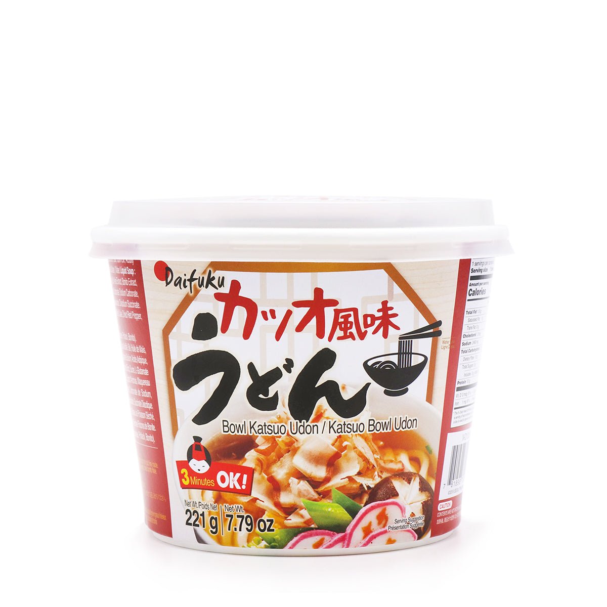 Daifuku Bowl Katsuo Udon 221g