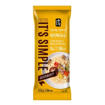 Hansang [It's Simple] Clam Noodles 113G