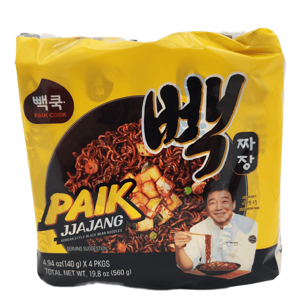 [Theborn] Paik Jjajang Instant Noodle 140g x 4 packs