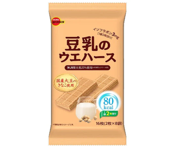 Bourbon Soy Milk Wafers (2 pieces x 8 packs)