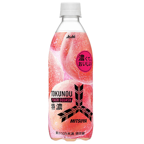 Mitsuya Peach Squash 500ml by Asahi