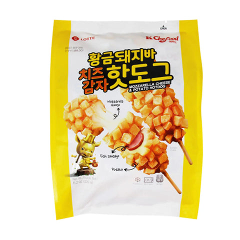 Lotte Mozzarella Cheese & Potato Hotdog 320g