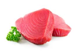 FY FROZEN YELLOWFIN TUNA STEAK 福洋金枪鱼块 340g