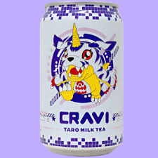 CRAVI Digimon taro Milk Tea 315ml