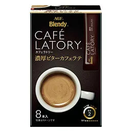 AGF Blendy cafe latory rich bitter instant coffee (8 sticks)