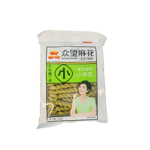 众望奶油甜味小麻花 Crisp mini fried dough twist seaweed flavor 112g