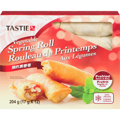 Tastie Vegetable Spring Roll 204g