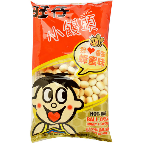 旺仔小馒头蜂蜜味  Hot-kid Ball Cake Honey Flavor 210g