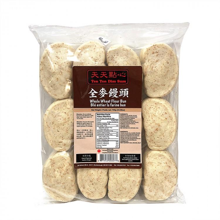 天天点心 全麦馒头whole wheat flour bun700g